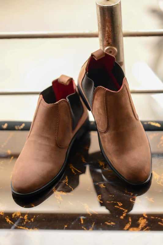 Pull up Leather Chelsea Shoe-Sku 344