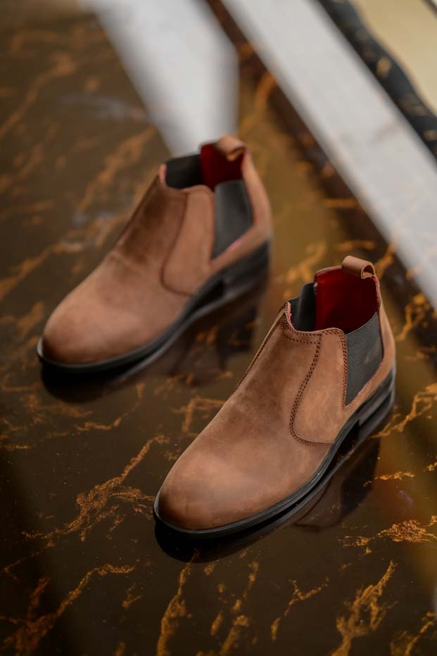 Pull up Leather Chelsea Shoe-Sku 344