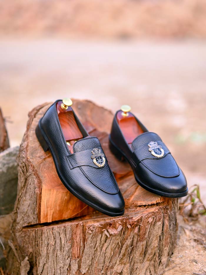 Black Loafer Rubbur Sole– sp192