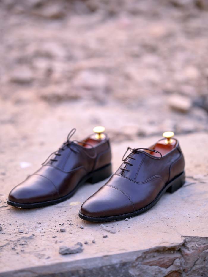 Royal Oxford Brown leather Shoe -Sku 26