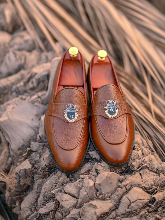 Brown Loafer Rubbur Sole– sp 097