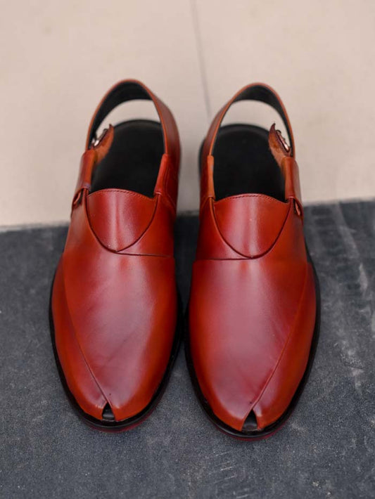 Brown Peshawari Chappal _sku 833