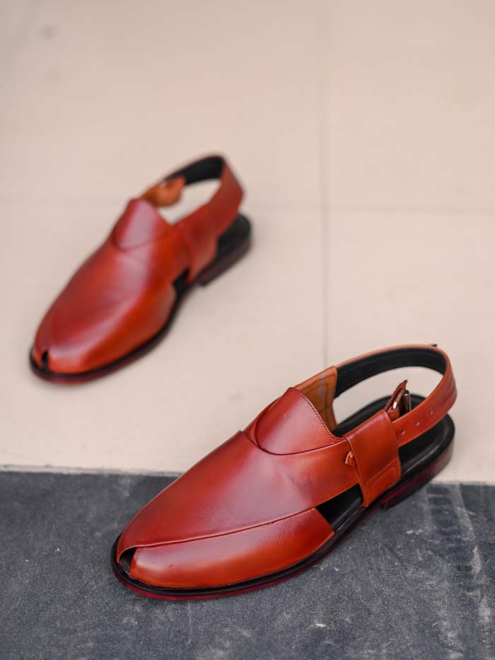 Brown Peshawari Chappal _sku 833