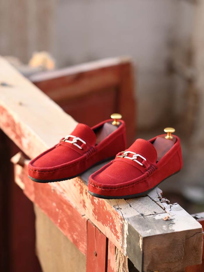 Leather Driving Moc Shoes-Sku 033