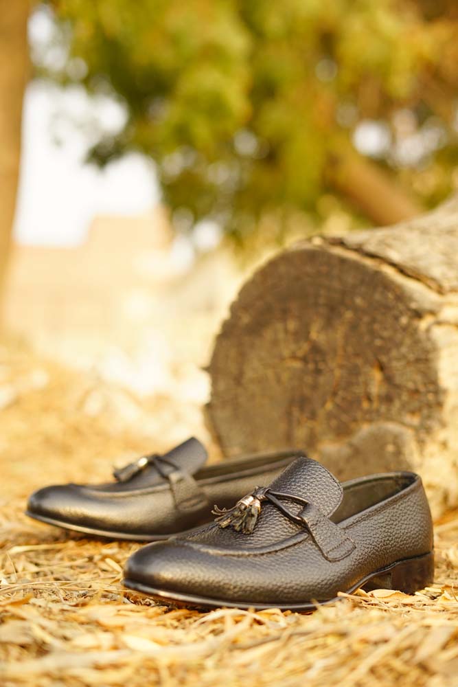 Black Cow Leather Shoes – Design 145