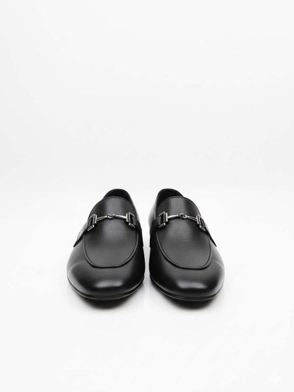 Leather Milled Loafer-Sku 379 Rubber Sole