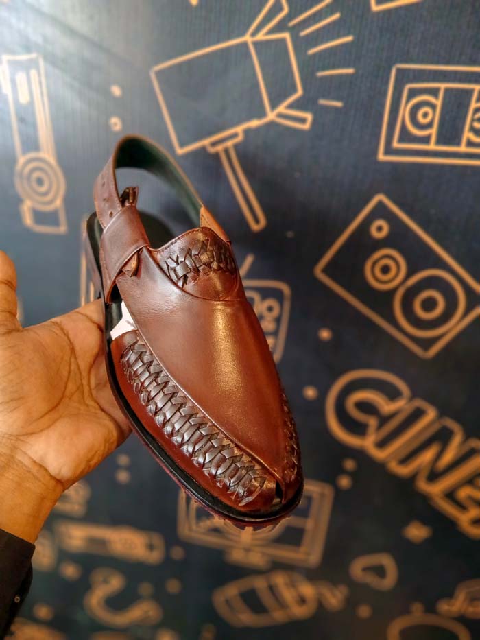 Brown Peshawari Chappal _sku 843