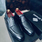 Black Laces Leather Shoes-Sku -Sku 027