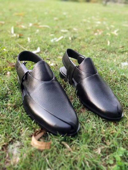 Milld Black Peshawari Chappal _sku 777