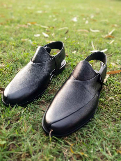 Milld Black Peshawari Chappal _sku 777
