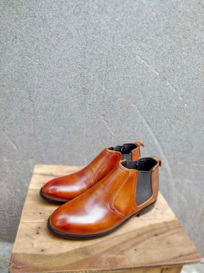 Shade Leather Chelsea Shoe-Sku 432