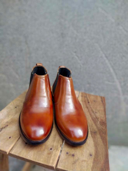 Shade Leather Chelsea Shoe-Sku 432
