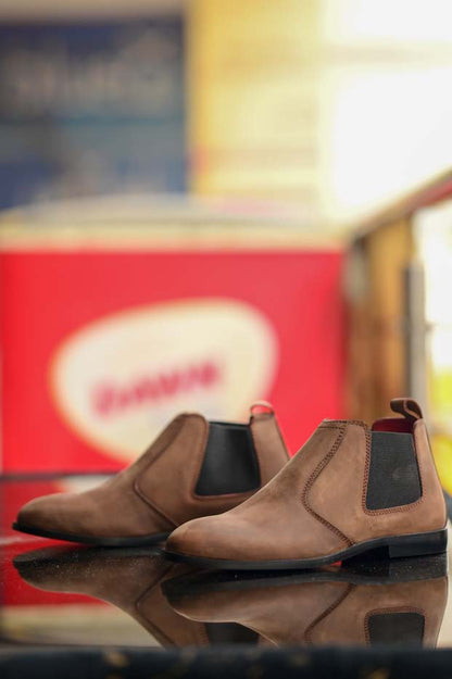 Pull up Leather Chelsea Shoe-Sku 344