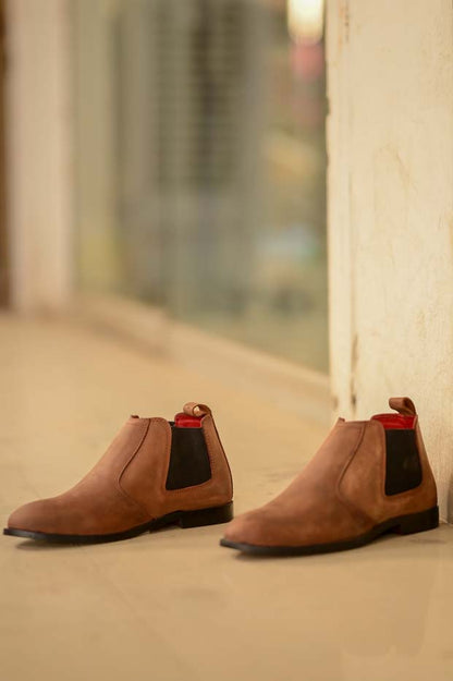 Pull up Leather Chelsea Shoe-Sku 344