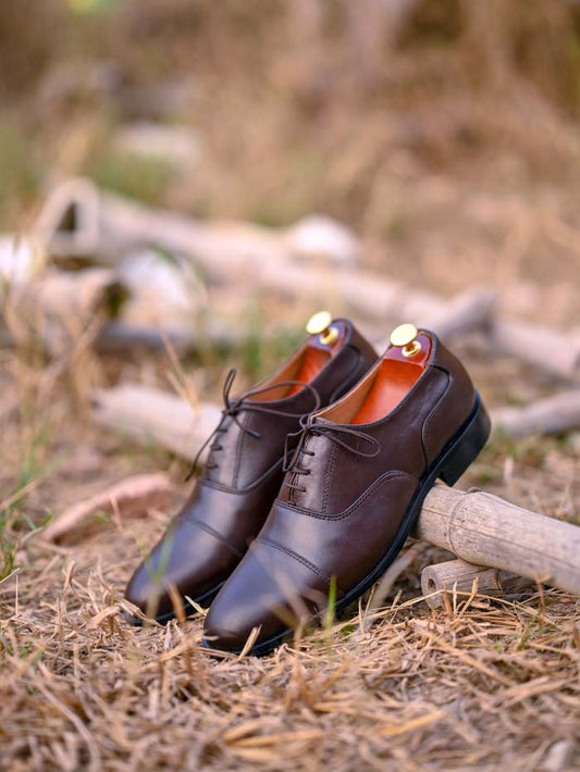 Royal Oxford Brown leather Shoe -Sku 26