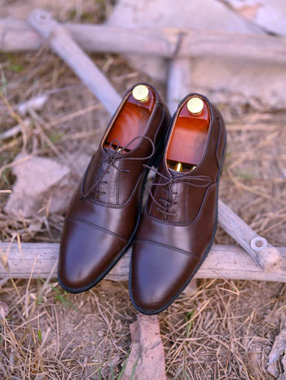 Royal Oxford Brown leather Shoe -Sku 26