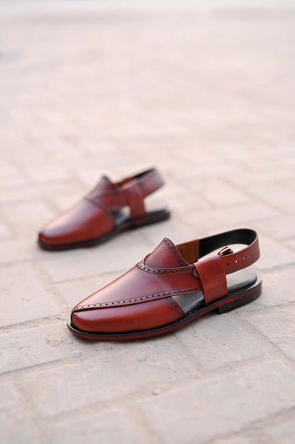Brown Peshawari Chappal _sku 832