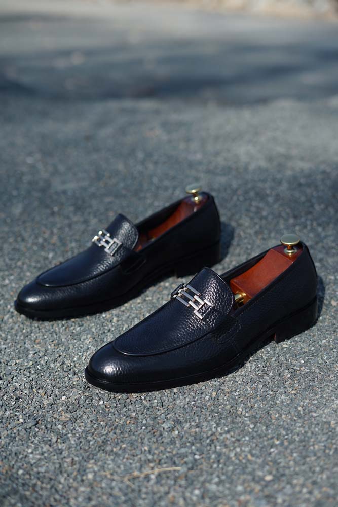 Black Cow Leather Shoes – Design 074