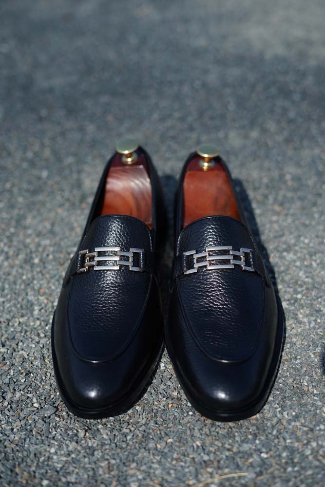 Black Cow Leather Shoes – Design 074
