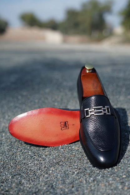 Black Cow Leather Shoes – Design 074