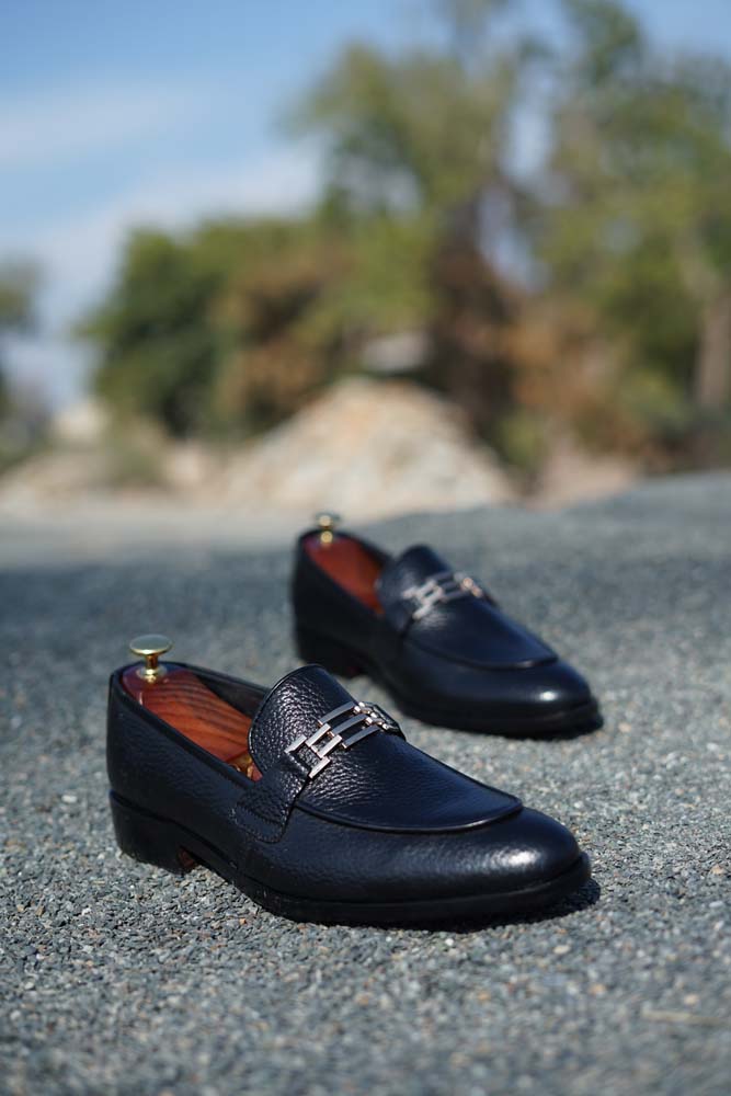 Black Cow Leather Shoes – Design 074