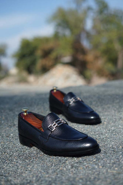 Black Cow Leather Shoes – Design 074