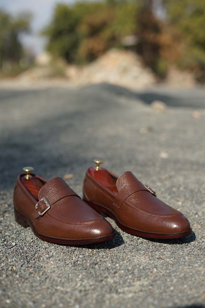 Brown Cow Leather Shoes – Design 080