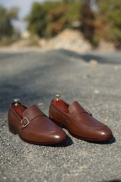 Brown Cow Leather Shoes – Design 080