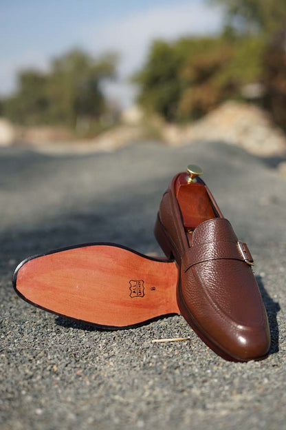 Brown Cow Leather Shoes – Design 080