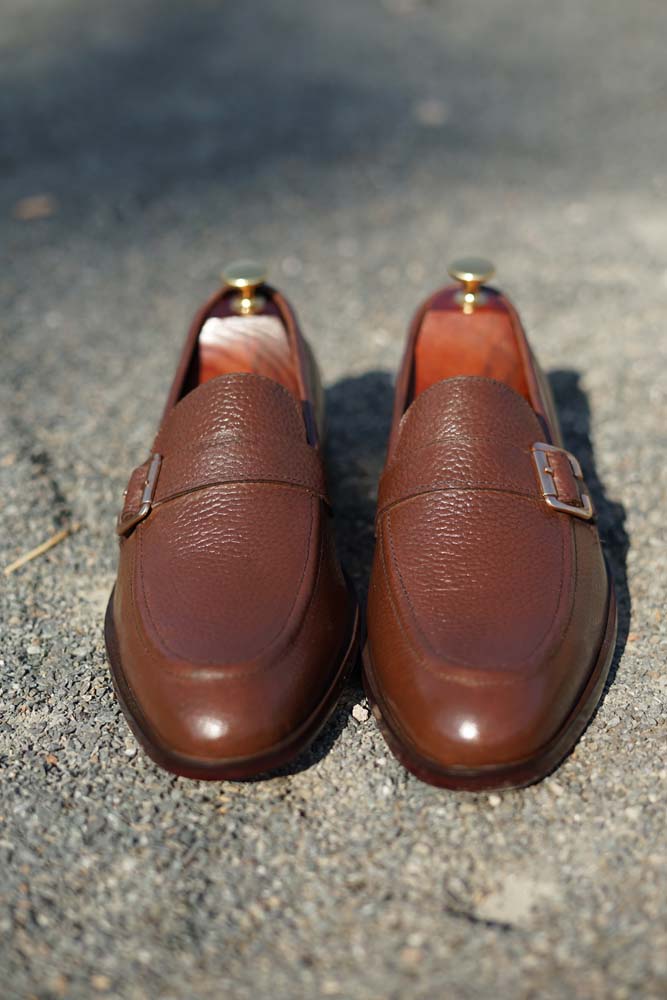Brown Cow Leather Shoes – Design 080
