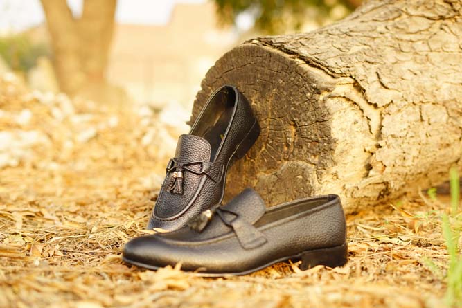 Black Cow Leather Shoes – Design 145