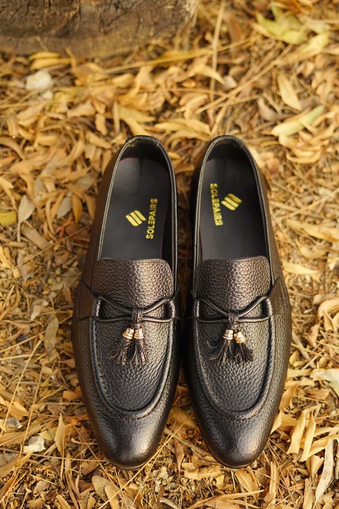Black Cow Leather Shoes – Design 145