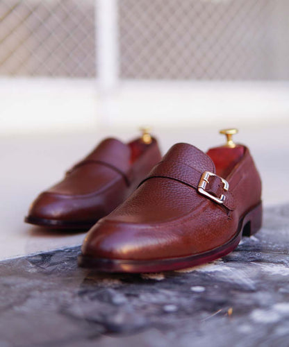 Brown Cow Leather Shoes – Design 080