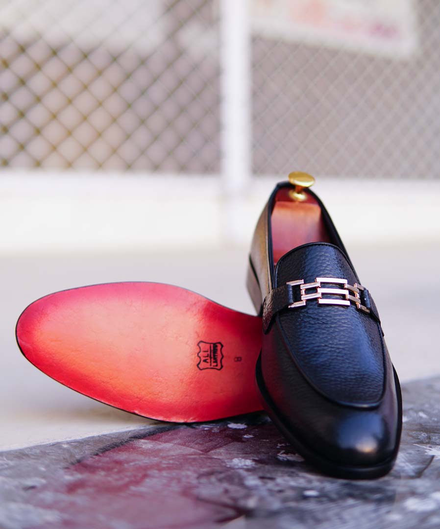 Black Cow Leather Shoes – Design 074